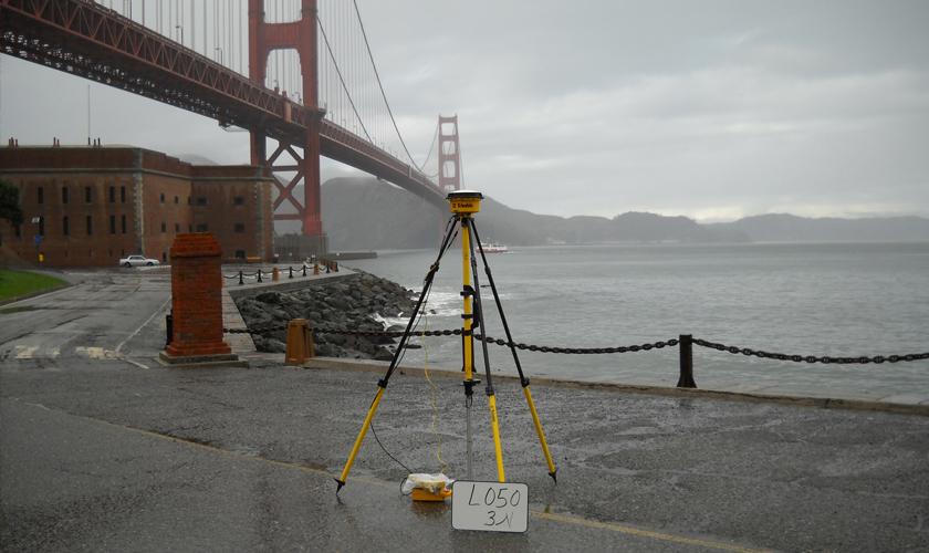Golden Gate Bridge Surveying for California Coastal Mapping Program, San Francisco, CA